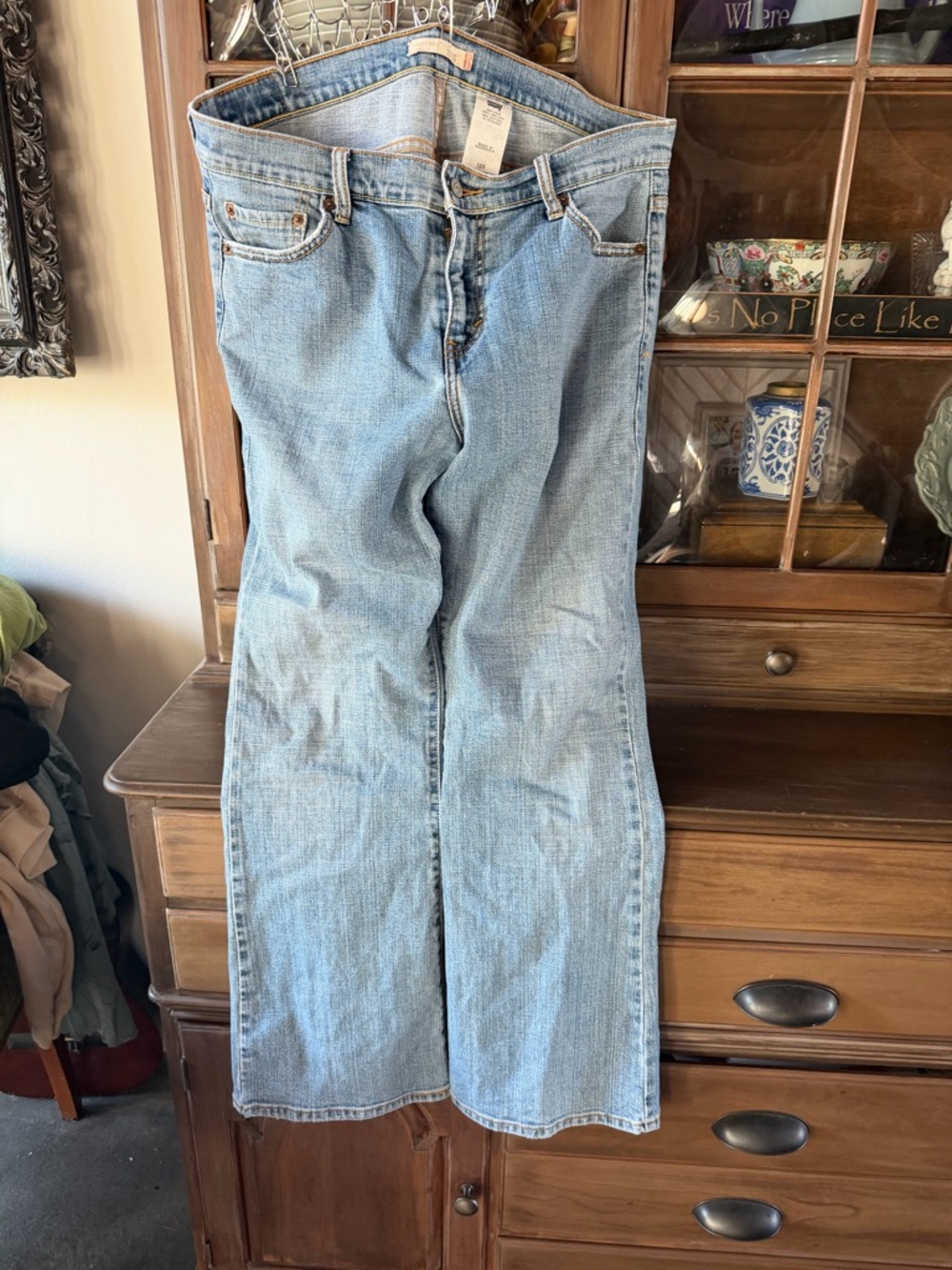 Levi's Light Blue Flare Denim Jeans